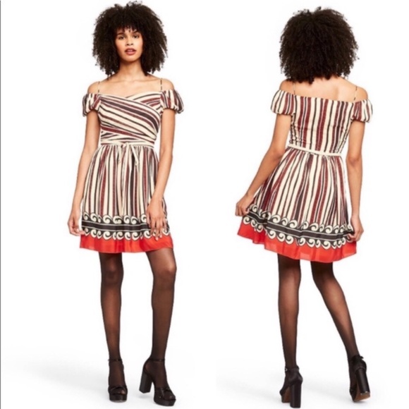 Anna Sui for Target silk striped dress - Picture 1 of 11